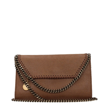 Stella McCartney Brown Leather Clutch Bag