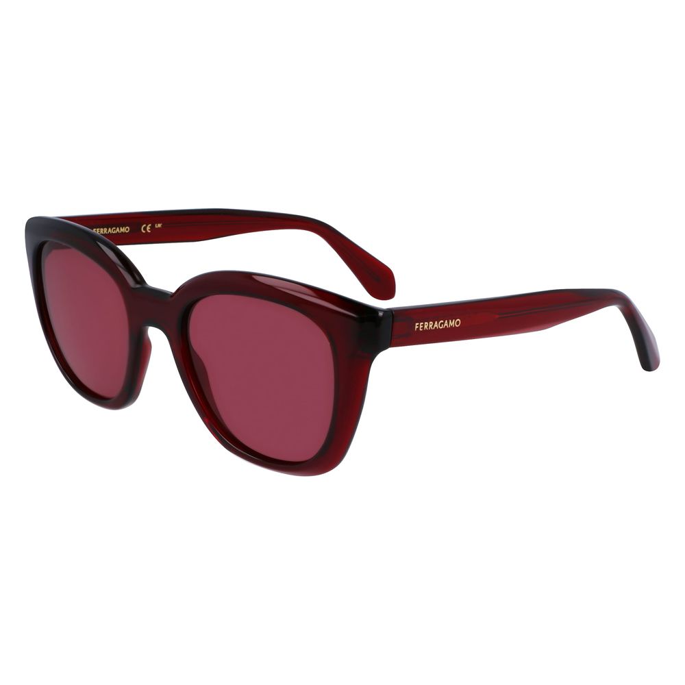Ferragamo Red Injected Sunglasses