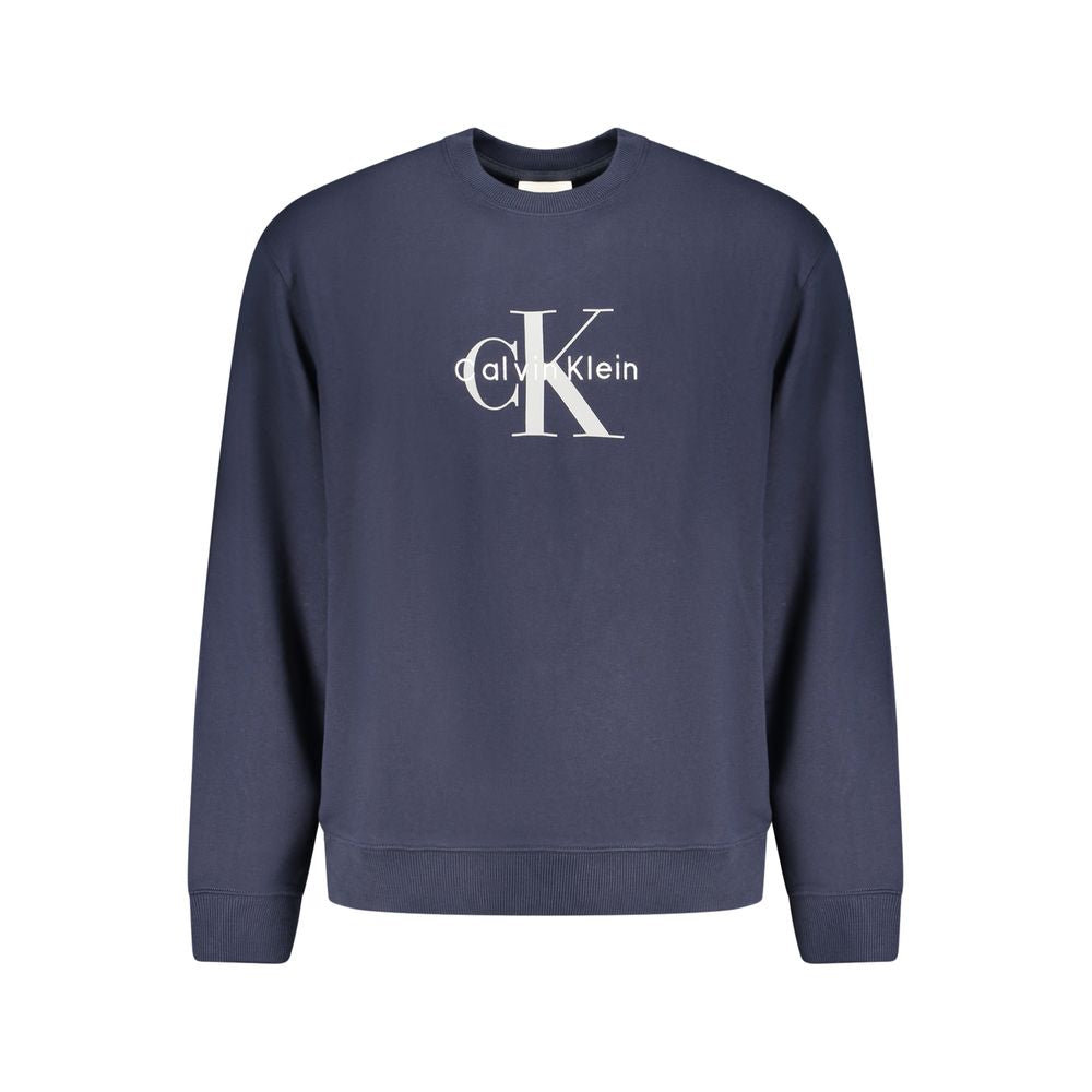 Calvin Klein Blue Cotton Sweatshirt