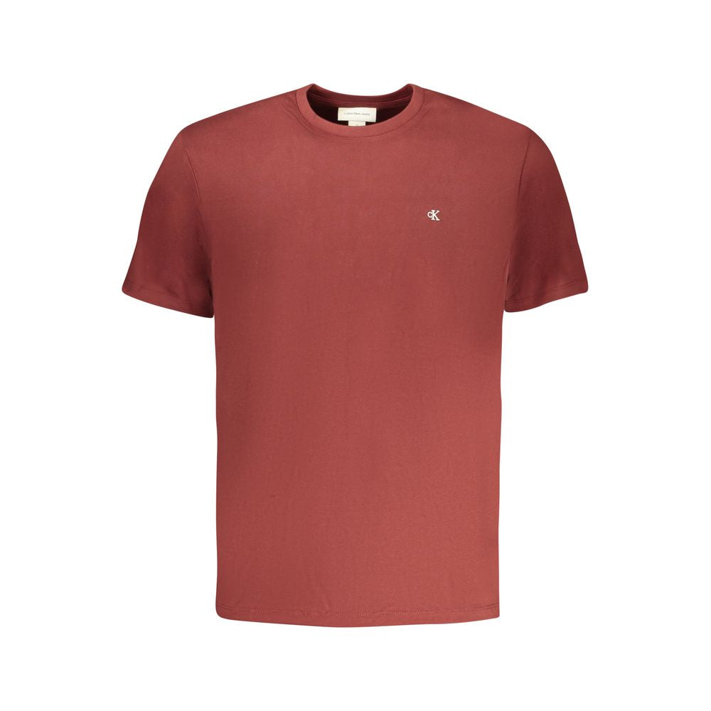 Calvin Klein Brown Cotton T-Shirt