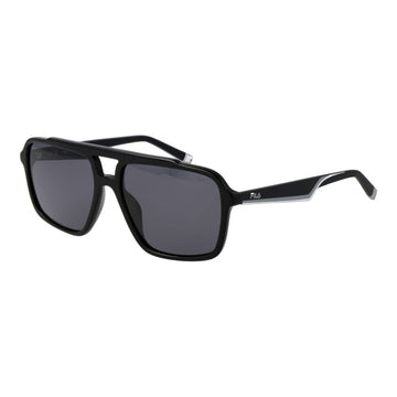 Fila Black Plastic Sunglasses