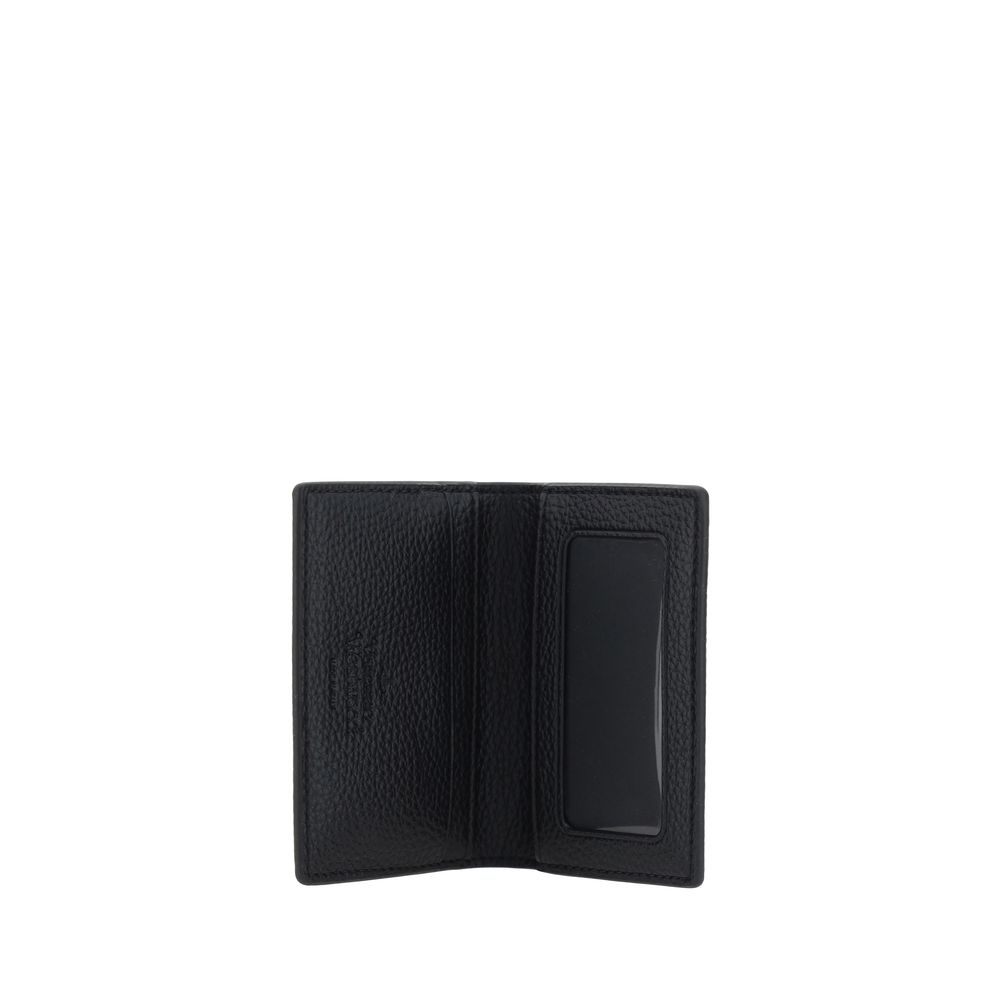 Vivienne Westwood Black Calf Leather Bos Taurus Wallet