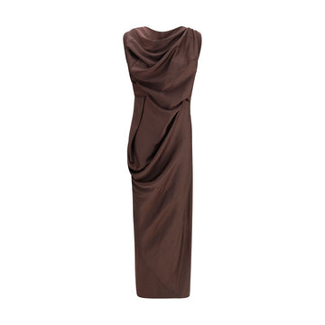 Vivienne Westwood Brown Polyester Cocktail Dress