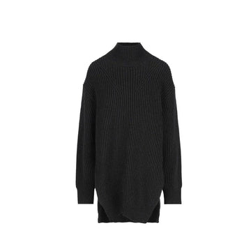Jil Sander Black Wool Turtleneck