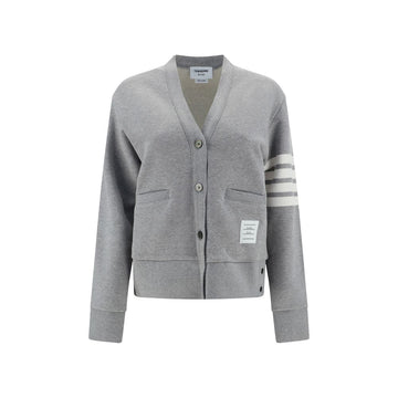 Thom Browne Gray Cotton Cardigan