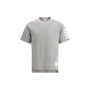 Thom Browne Gray Cotton T-Shirt