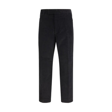 Thom Browne Black Cotton Chino Pants