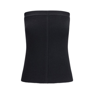 Rick Owens Black Wool Top