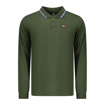 Norway 1963 Green Cotton Men Polo Shirt