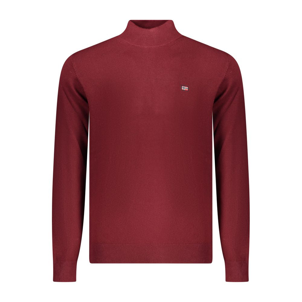 Norway 1963 Red Polyester Men Sweater