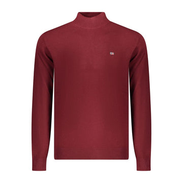 Norway 1963 Red Polyester Men Sweater